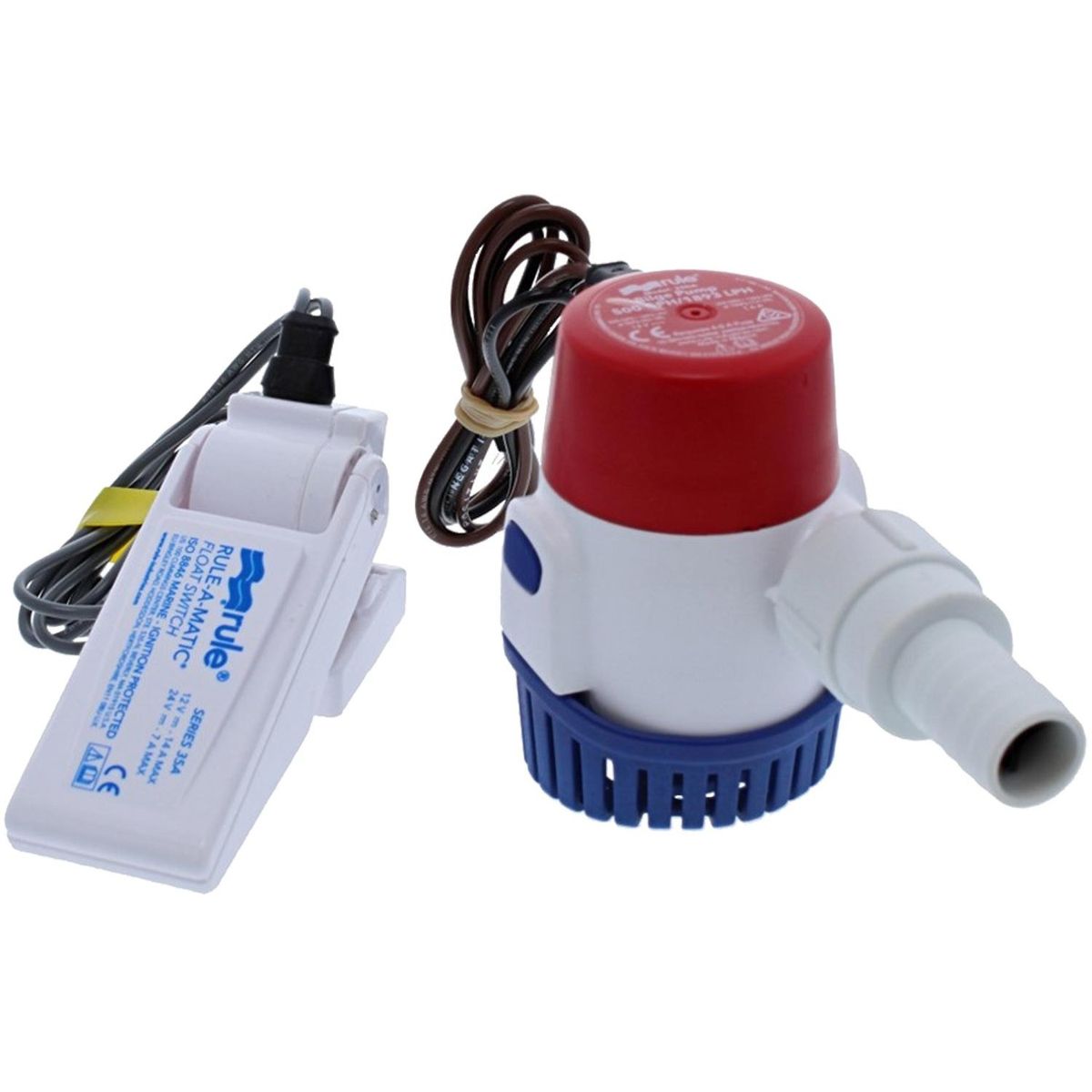 Rule 25DA 500 Submersible Bilge Pump with 35A Float Switch JAB-25DA-35A