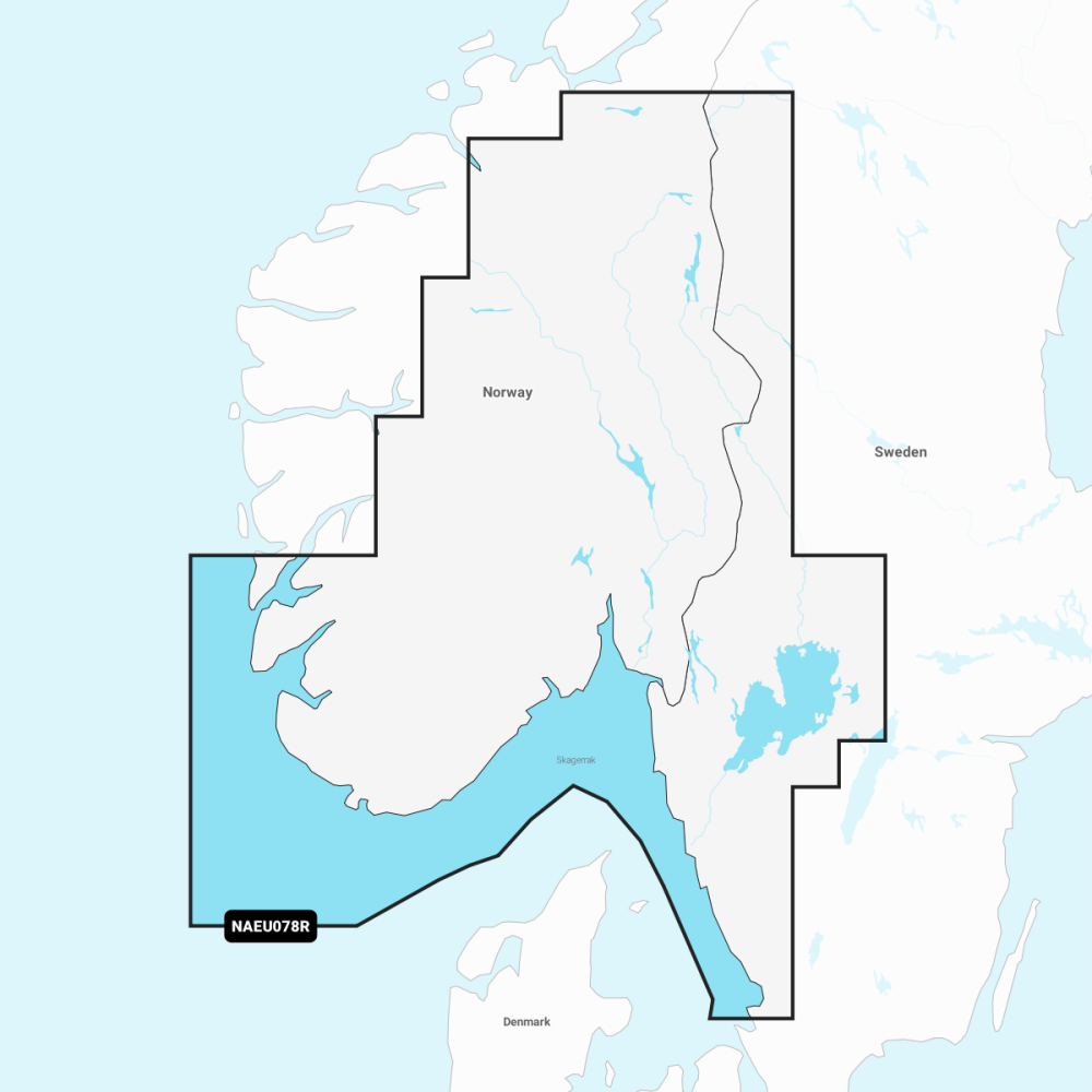 Navionics+ Regular Chart: EU078R - Oslo Skagerrak & Haugesund