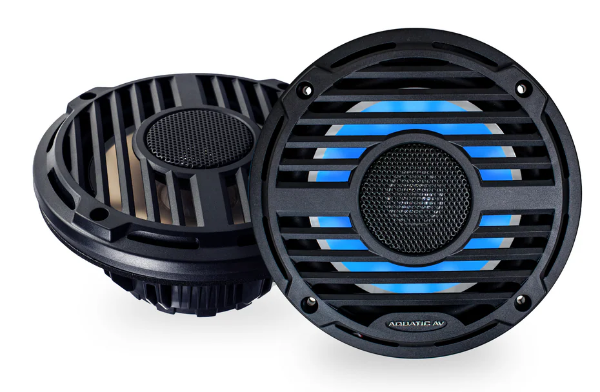 Aquatic 6.5" Pro Classic Speakers, Black - Pair
