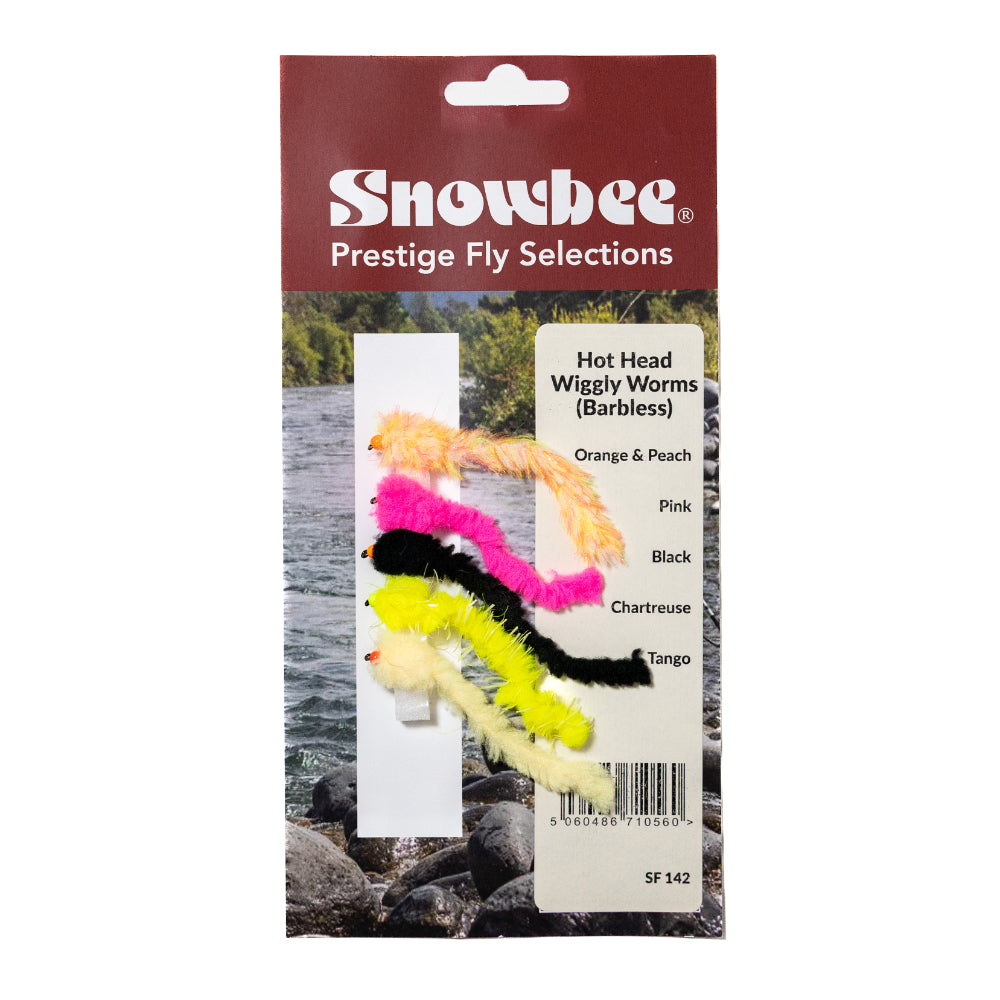 Snowbee Hot Head Wiggly Worms