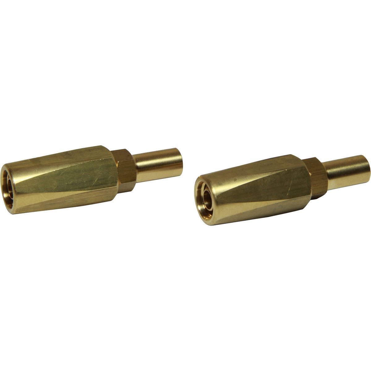 Vetus HS1031MS Brass Hose Connectors for HHOSE8 Steering Tube (2 Pack) V-HS1031MS