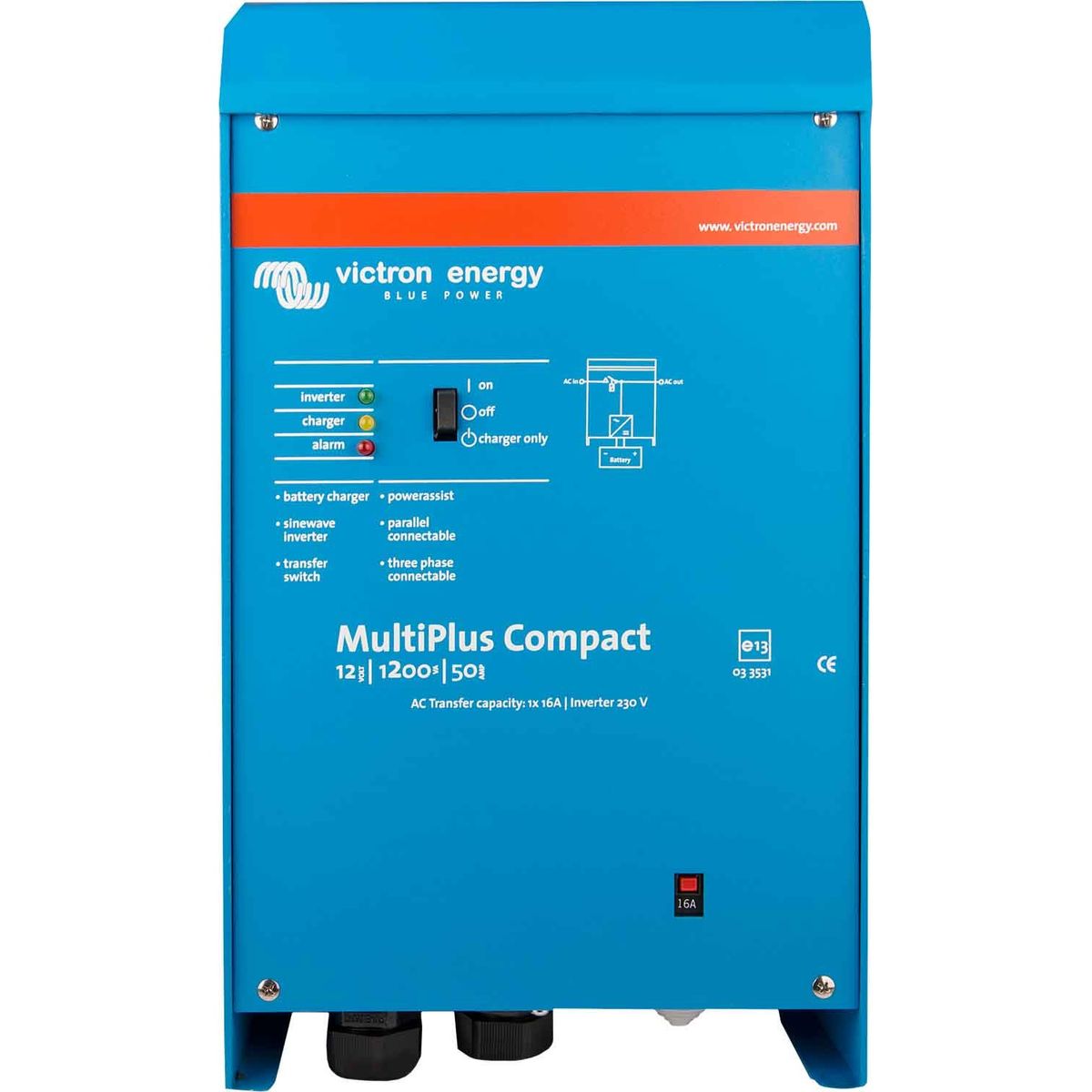 Victron MultiPlus Compact Inverter/Charger (12V / 1200VA) VC-CMP121220000