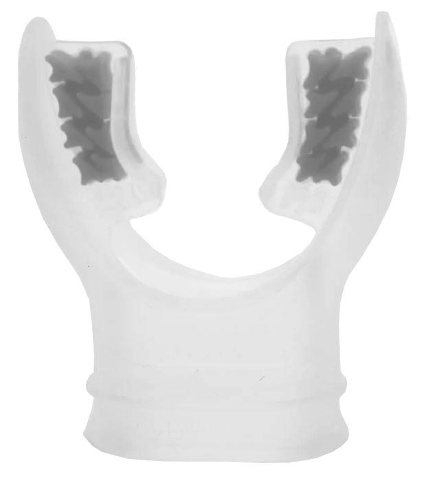 Aquatec Shark Fin Scuba Regulator Mouthpiece (Ergonomic Silicone) - waterworldsports.co.uk