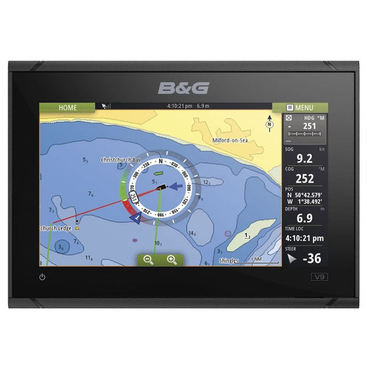 B&G Vulcan Chartplotter with Global Basemap (9")