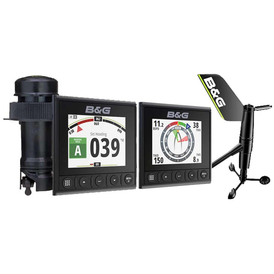 B&G Triton2 Speed, Depth and Wireless Wind Pack with 2 Displays