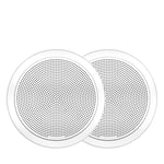 Fusion FM-F65RW 6.5" Flush Mount Round Marine Speakers 120W - White