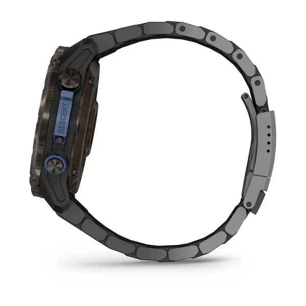 Garmin Descent™ Mk3i – 51 mm Carbon Grey DLC Titanium with DLC Titanium Band - waterworldsports.co.uk
