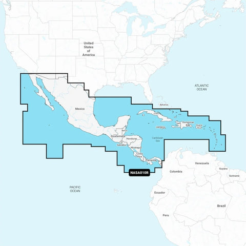 Navionics+ Chart: NAS010R - America & Caribbean Inland & Coastal