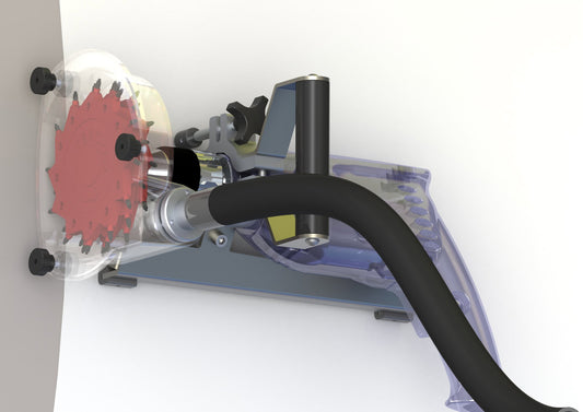 Tercoo Adjustable Guide with Dust Cover for GRP Removal