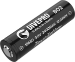 Divepro Power 18650 3400maH battery (Max discharger about 15A)