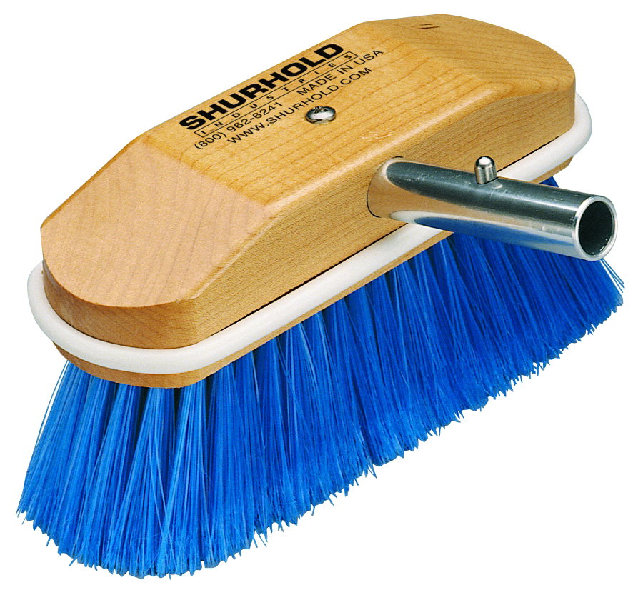 Shurhold 8" Angled Brush - extra soft Blue