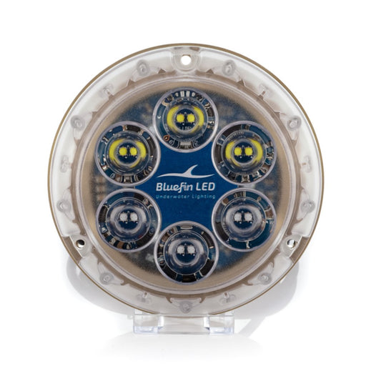 Bluefin LED Bronze Piranha P12 SM Light - Dual White / Blue