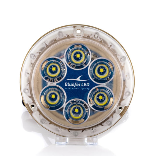 Bluefin LED Bronze Piranha P6 Nitro SM Light - 12V Cobalt Blue