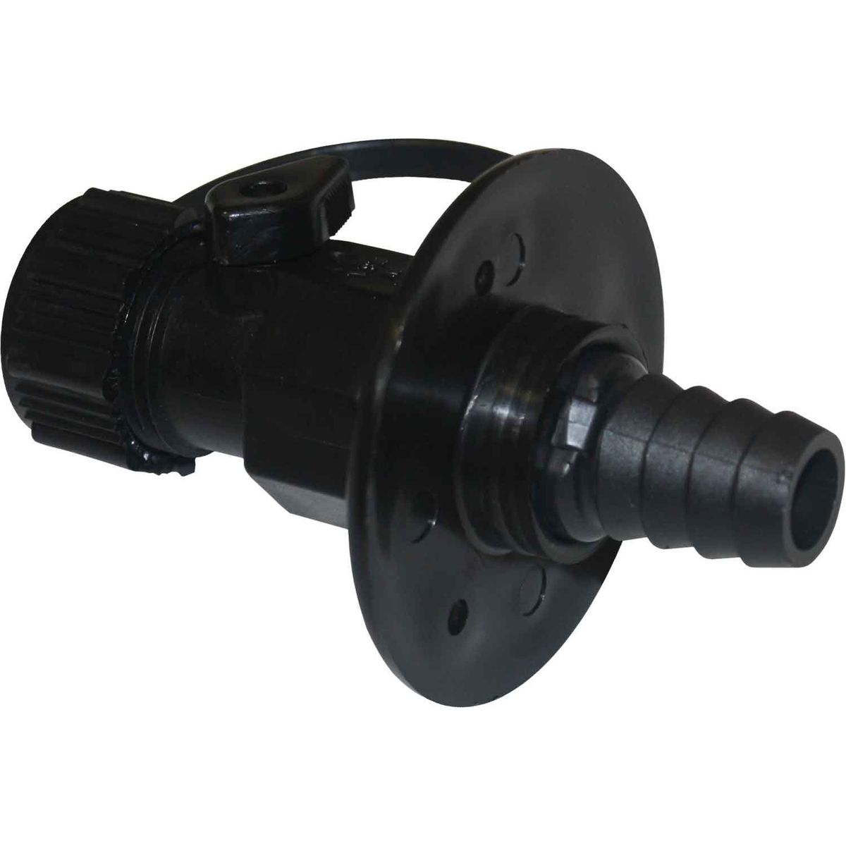 Through Bulkhead Fitting (3/4" Hose to 3/4" Garden Hose Thread) 09-10616