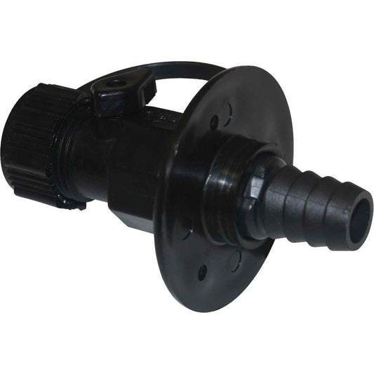Through Bulkhead Fitting (3/4" Hose to 3/4" Garden Hose Thread) 09-10616