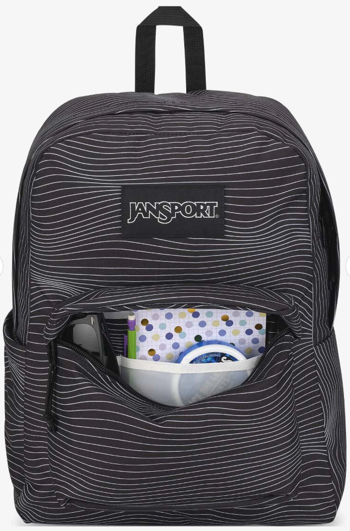 Jansport SuperBreak Plus Backpack (Screen Waves)