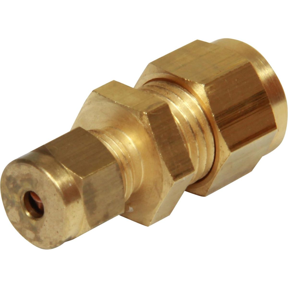 AG Compression Straight Coupling (1/4" to 1/8" Compression) 1-12065
