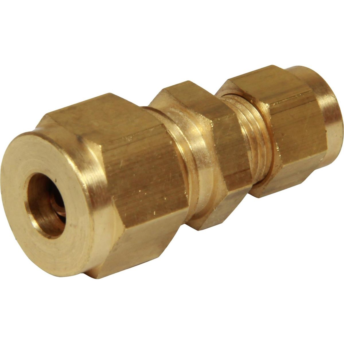 AG Compression Straight Coupling (3/16" to 1/4" Compression) 1-12080