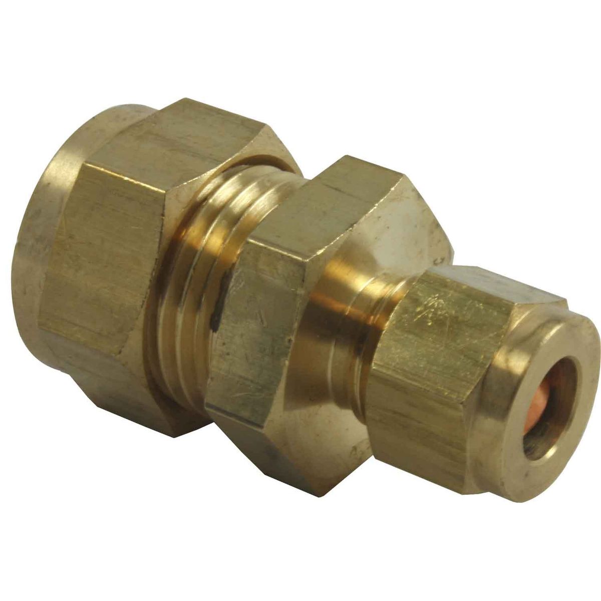 AG Compression Straight Coupling (5/16" to 1/2" Compression) 1-12170