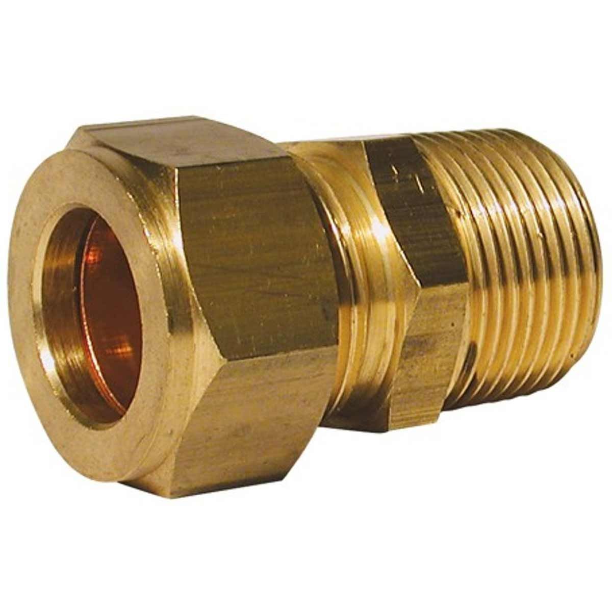 AG Male Coupling (3/8" BSP Taper to 1/4" Compression) 1-14070
