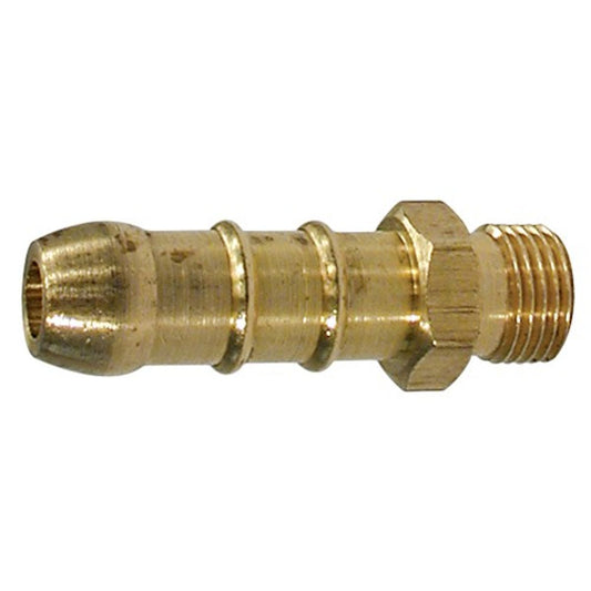 AG Brass Straight Hose Tail (1/8" BSPP Male to 10mm Hose) 1-16271