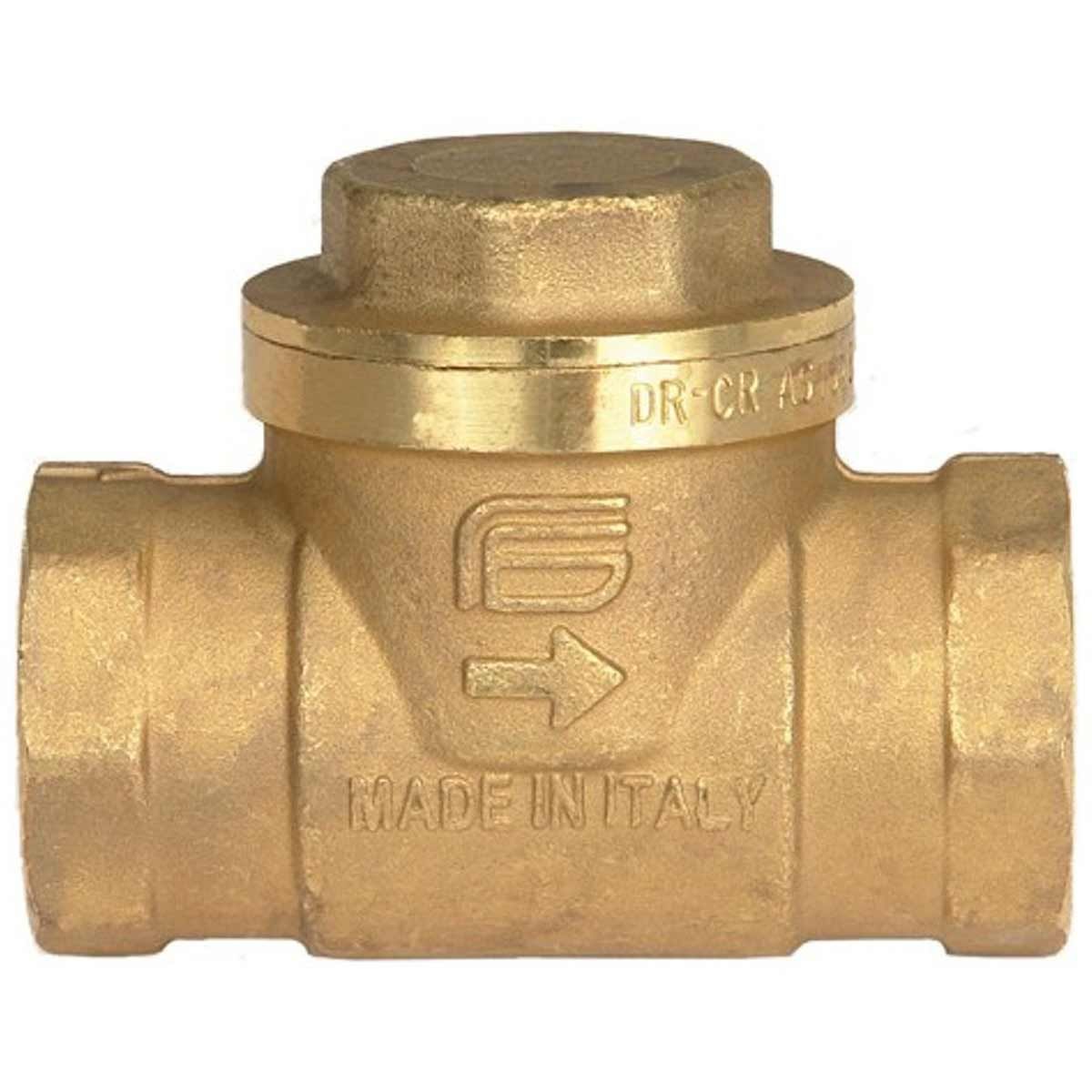 AG DZR Brass Inline Swing Check Valve (Female / 2" BSP) 1-17356