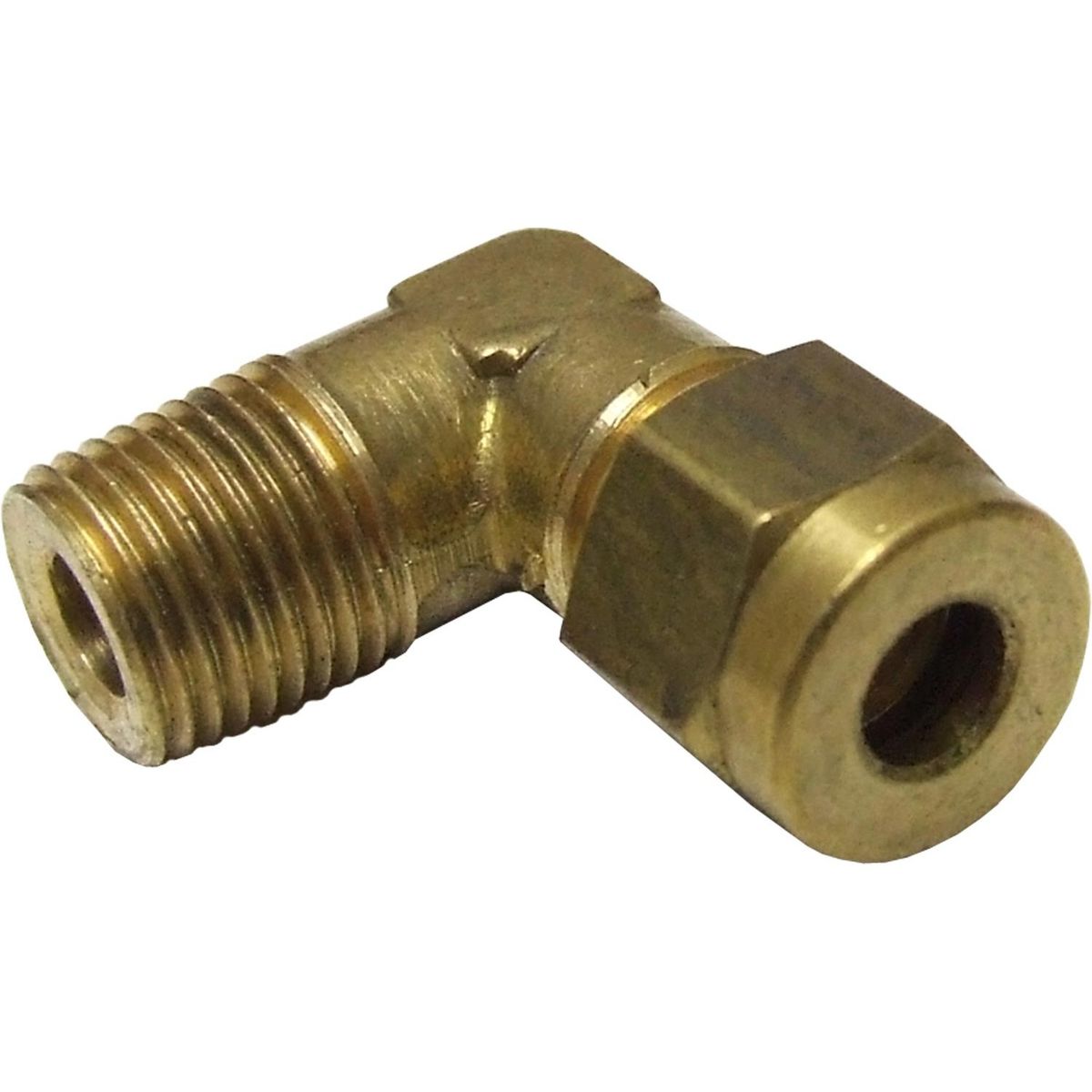 AG Brass Compression Elbow (1/8" BSPT Male to 3/16" Compression) 1-18510