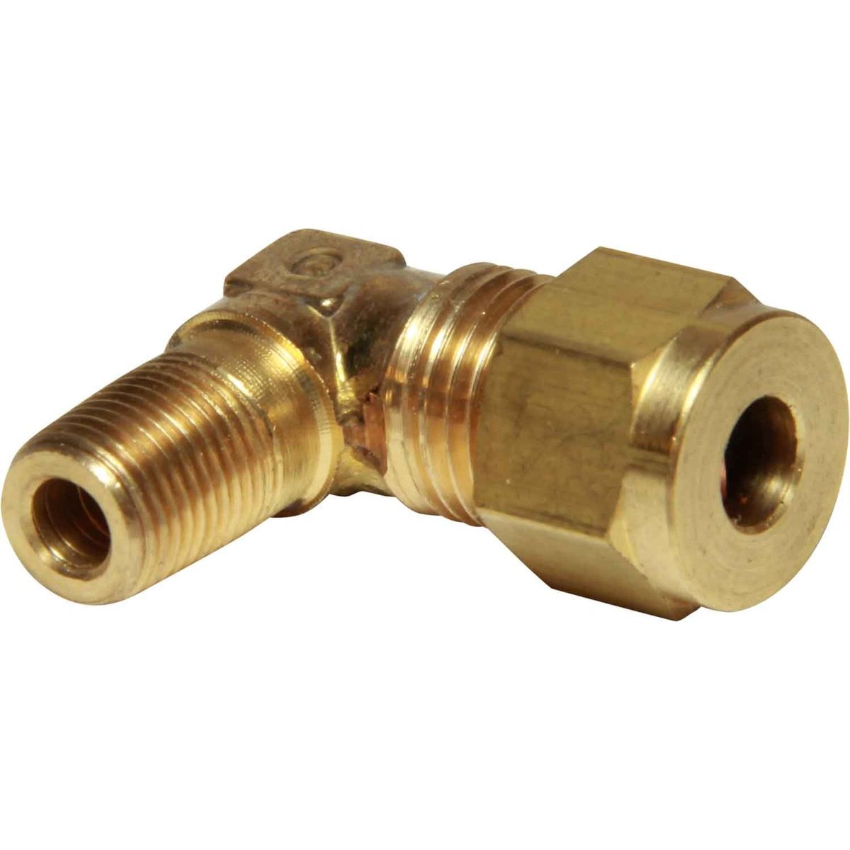 AG Brass Compression Elbow (1/8" BSPT Male to 1/4" Compression) 1-18520