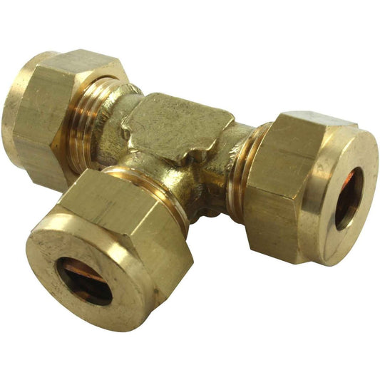 AG Compression Tee Piece (3/8" Each End) 1-18980