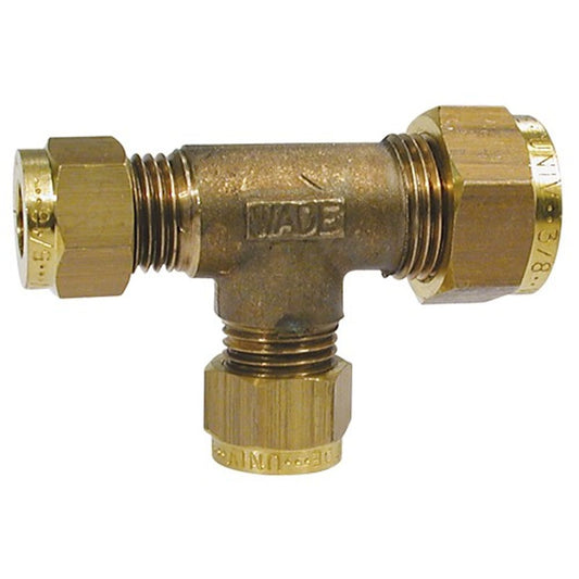 AG Compression Tee Piece (3/8" x 5/16" x 5/16") 1-19109