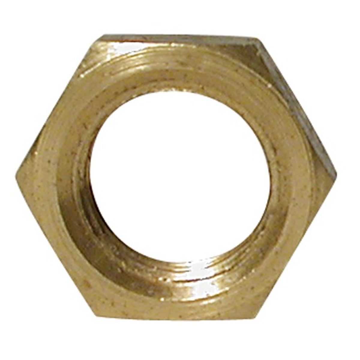 AG Brass Hexagonal Lock Nut (Lightweight / 1/2" BSP Female) 1-19743