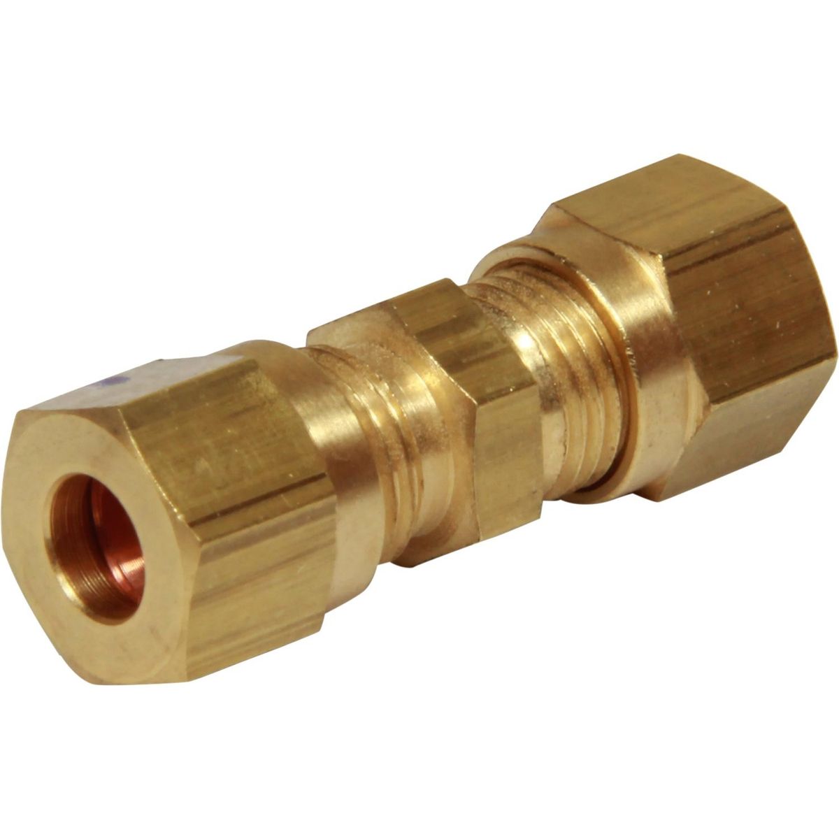 AG Compression Straight Coupling (6mm to 6mm Compression) 1-21540