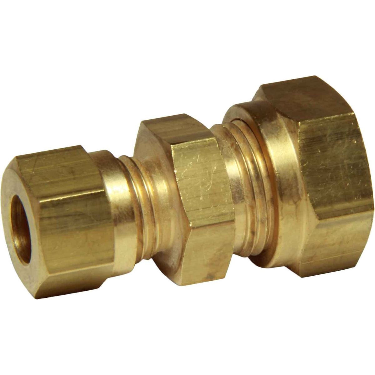 AG Compression Straight Coupling (10mm to 8mm Compression) 1-21600