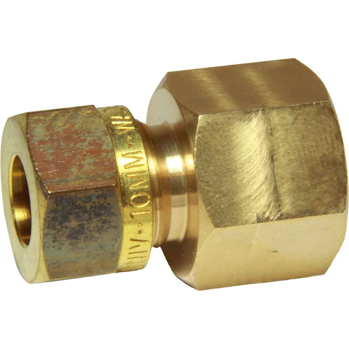 AG Female Compression Coupling (3/8" BSP to 10mm Compression) 1-22510
