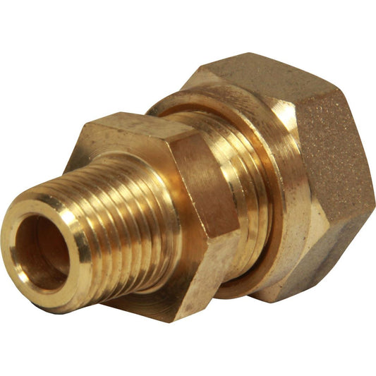 AG Male Compression Coupling (1/4" BSP Taper to 12mm Compression) 1-25310