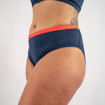 Fourth Element OAHU BIKINI BOTTOMS NAVY/WHITE/CORAL XSMALL