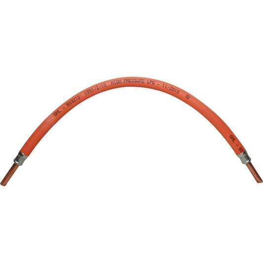 Pre Made BS 3212 Gas Hose (3/8" Spigots / 18" Length) 1-58618