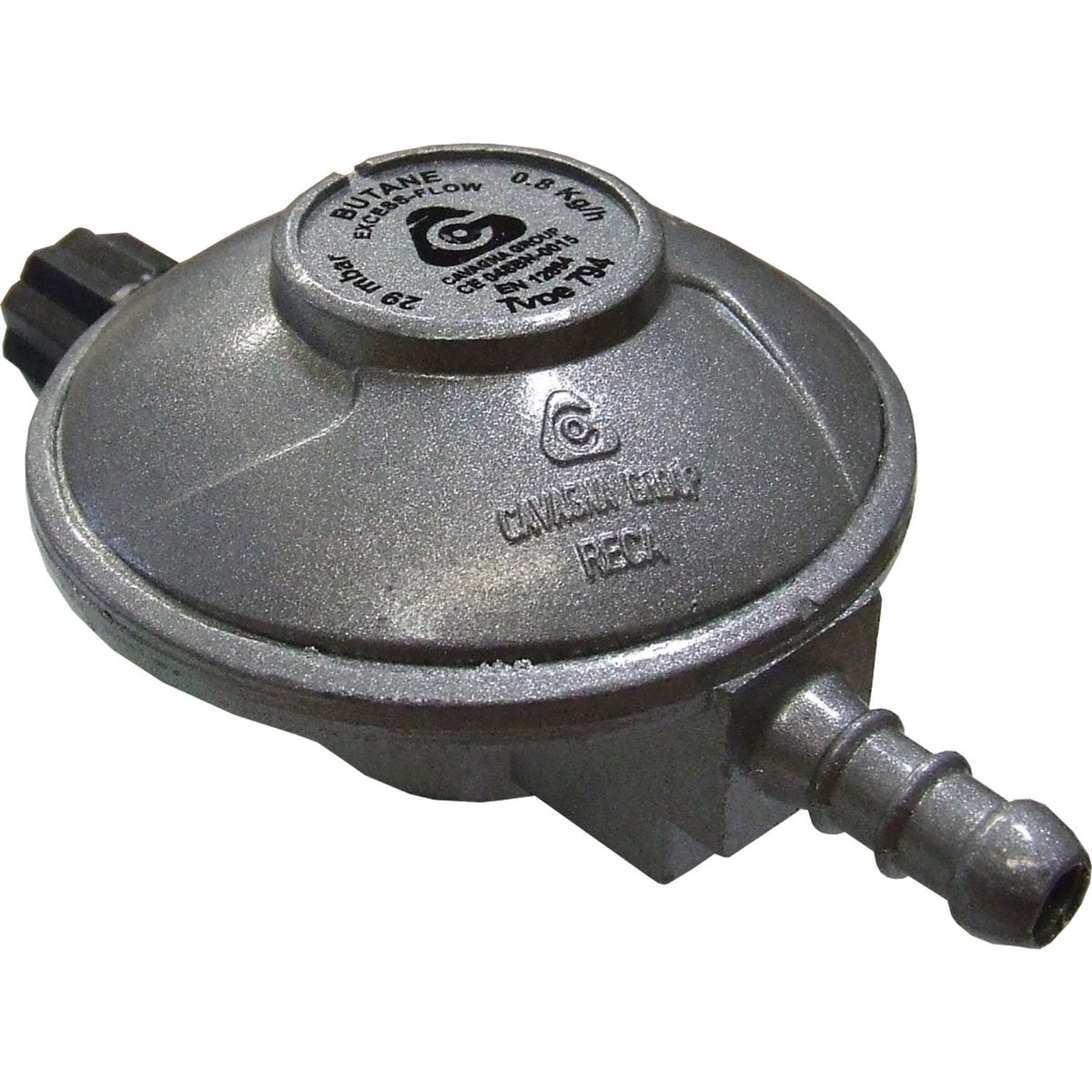 Camping Gas Regulator (8mm Outlet / 6 Bar) 1-59090