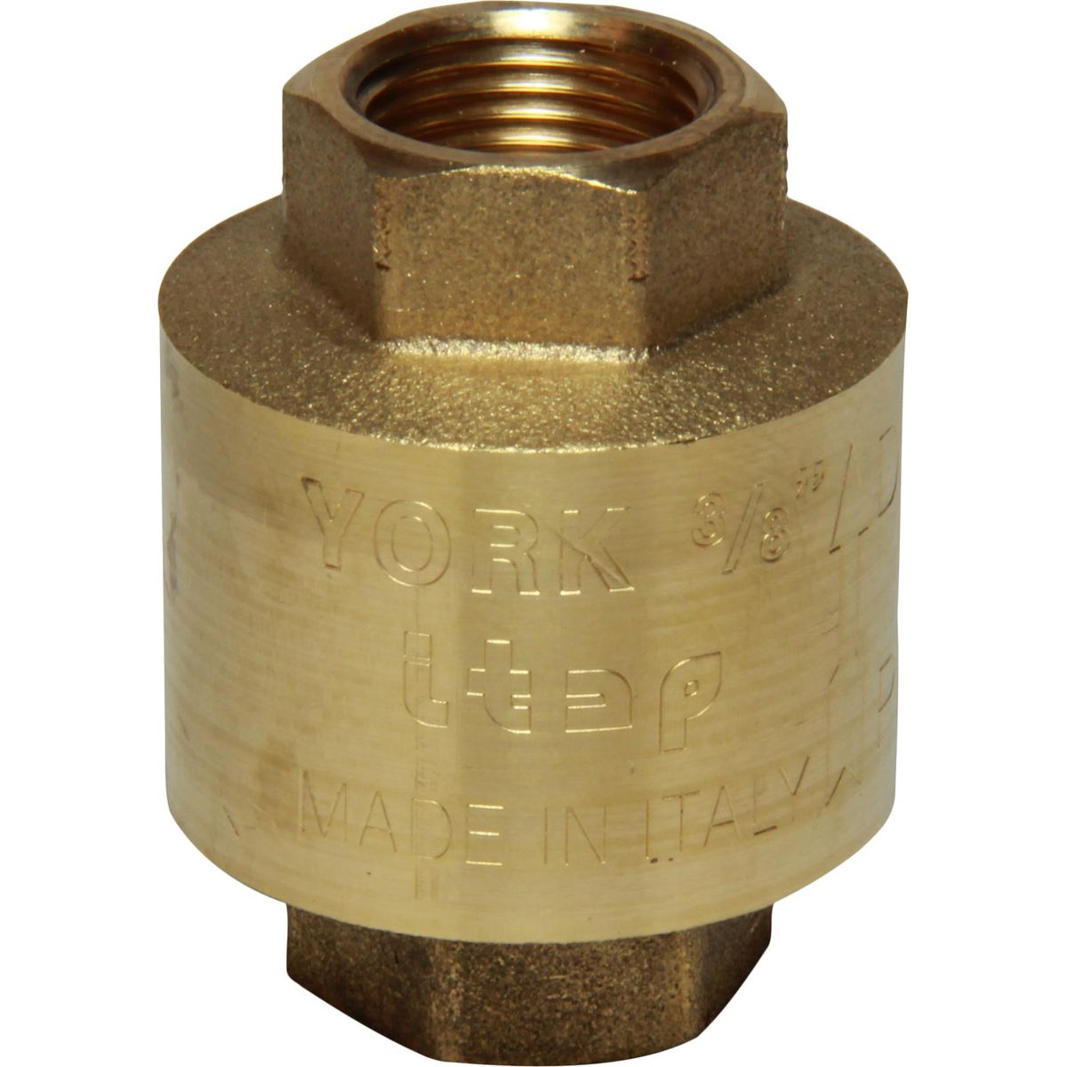 AG Brass Inline Spring Check Valve (Female / 3/8" BSP) 1-71400