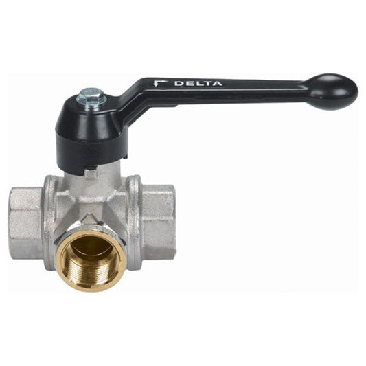 AG Brass Full Bore L-Port Ball Valve LP (1/4" BSP) 1-71809