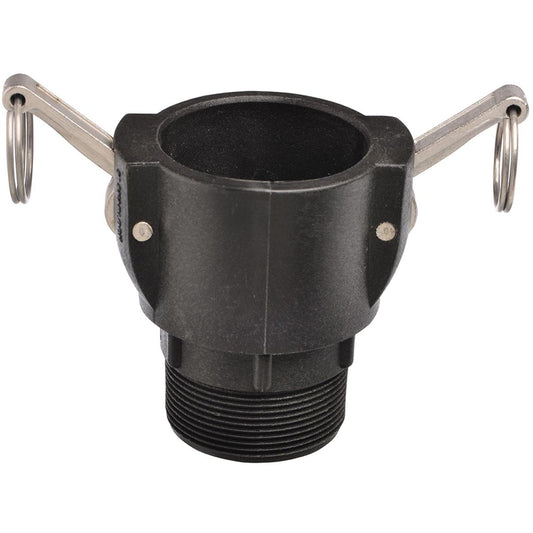 AG Kwick-Kam 1-1/2" Poly Coupler x 1-1/2" BSP Male 1-76745