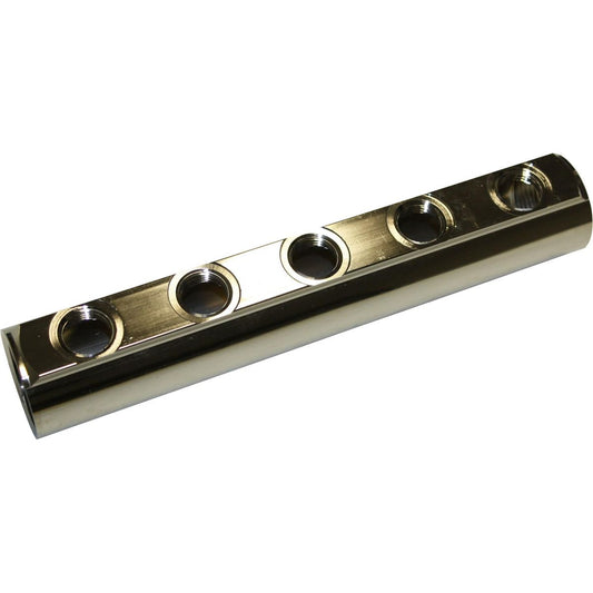 AG Brass Female Pipe Manifold (1-1/4" BSP with 5 x 1/2" Inlets) 1-78963