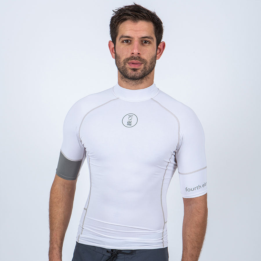 Fourth Element MEN'S SHORT SLEEVE HYDROSKIN WHITE MEDIUM
