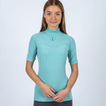 Fourth Element WOMEN'S SHORT SLEEVE HYDROSKIN PASTEL TURQUOISE XXL