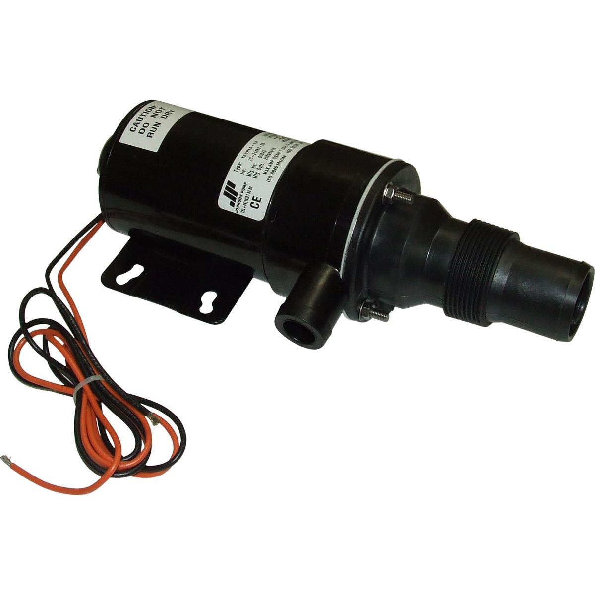 Johnson Macerator Waste Pump (12V / 37 LPM / 1-1/2" In / LH 1" Out) 10-24453-04