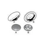 Osculati Stainless Steel Snap Fasteners A + B - 1 000 Pieces