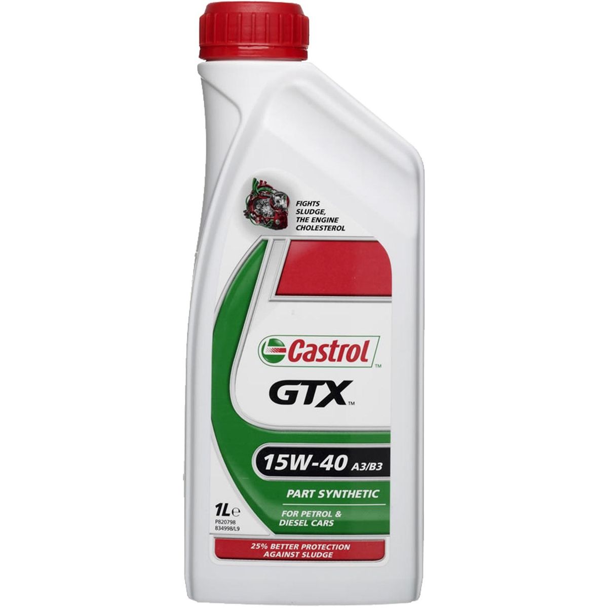 Castrol GTX 15W40 Grade Engine & Gearbox Oil (1 Litre) 101701