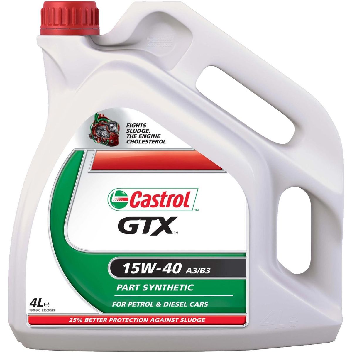 Castrol GTX 15W40 Grade Engine & Gearbox Oil (4 Litre) 101704
