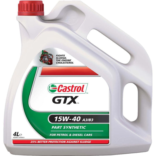 Castrol GTX 15W40 Grade Engine & Gearbox Oil (4 Litre) 101704