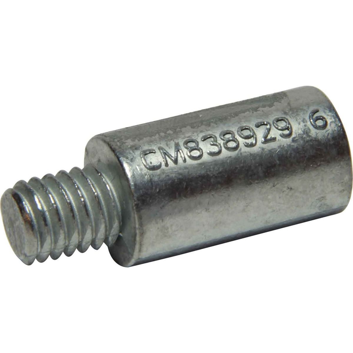 MG Duff CM838929Z Zinc Engine Anode for Volvo Penta (7/16" UNC) 105671